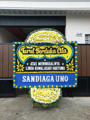 Papan Bunga Duka di Sukarame