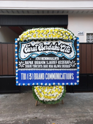 Papan Bunga Duka di Sukarame